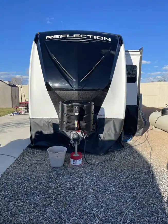 Camper washing