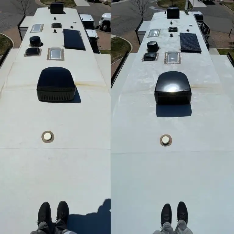 Camper washing