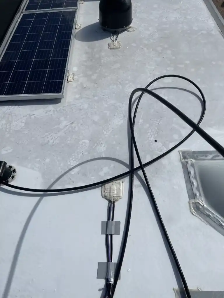 RV Roof Cleaning Before After
